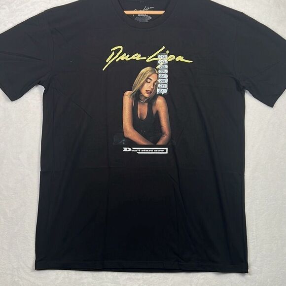 Dua Lipa” Don’t start now” self portrait concert band T-shirt-‎ Men XXL - NWT - Picture 1 of 6